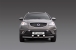 Защита переднего бампера d63мм с зубьями SsangYong Actyon (нерж) 2012